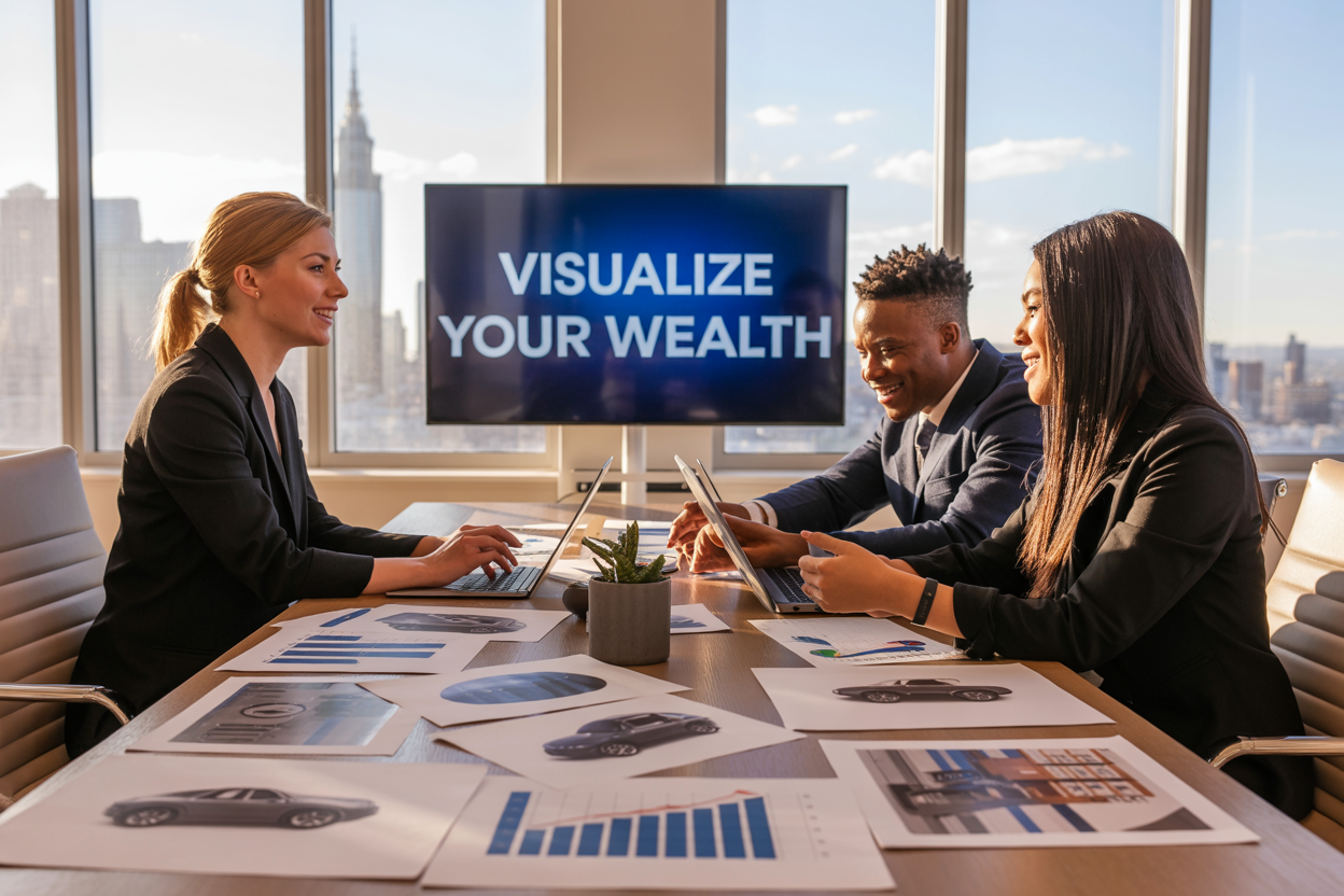Visualization techniques for wealth and success