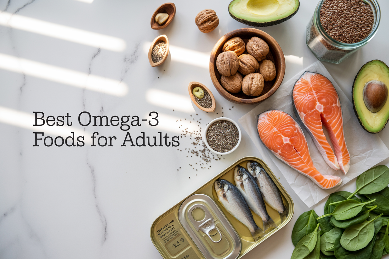 What are the best Omega-3 foods for adults?