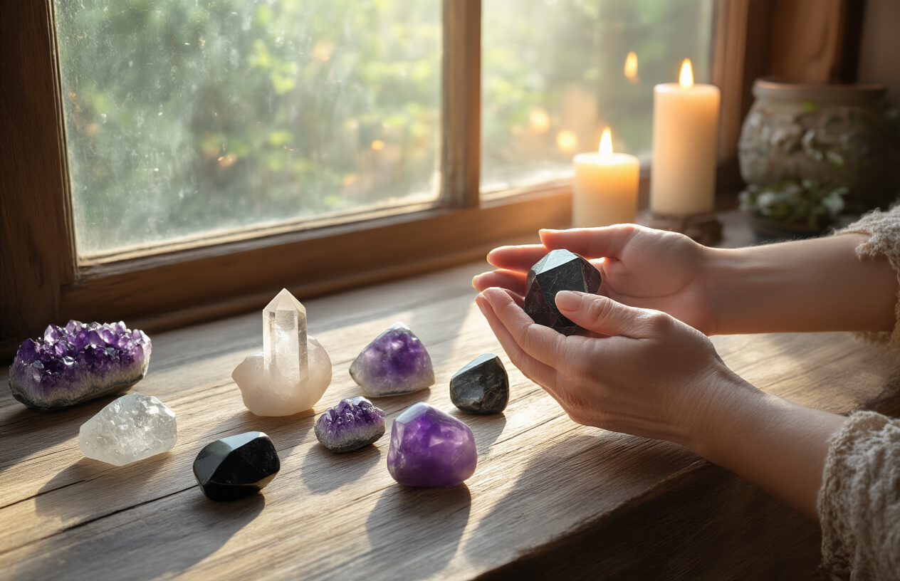 Practical Protection Techniques Using Crystal Energy