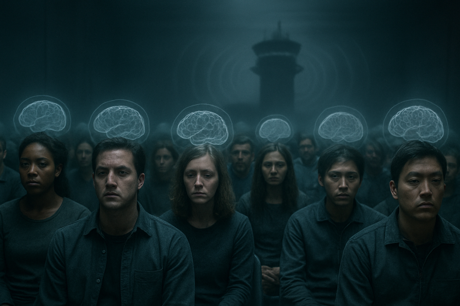 Gamma Brainwave Suppression Keeps Populations Mentally Limited