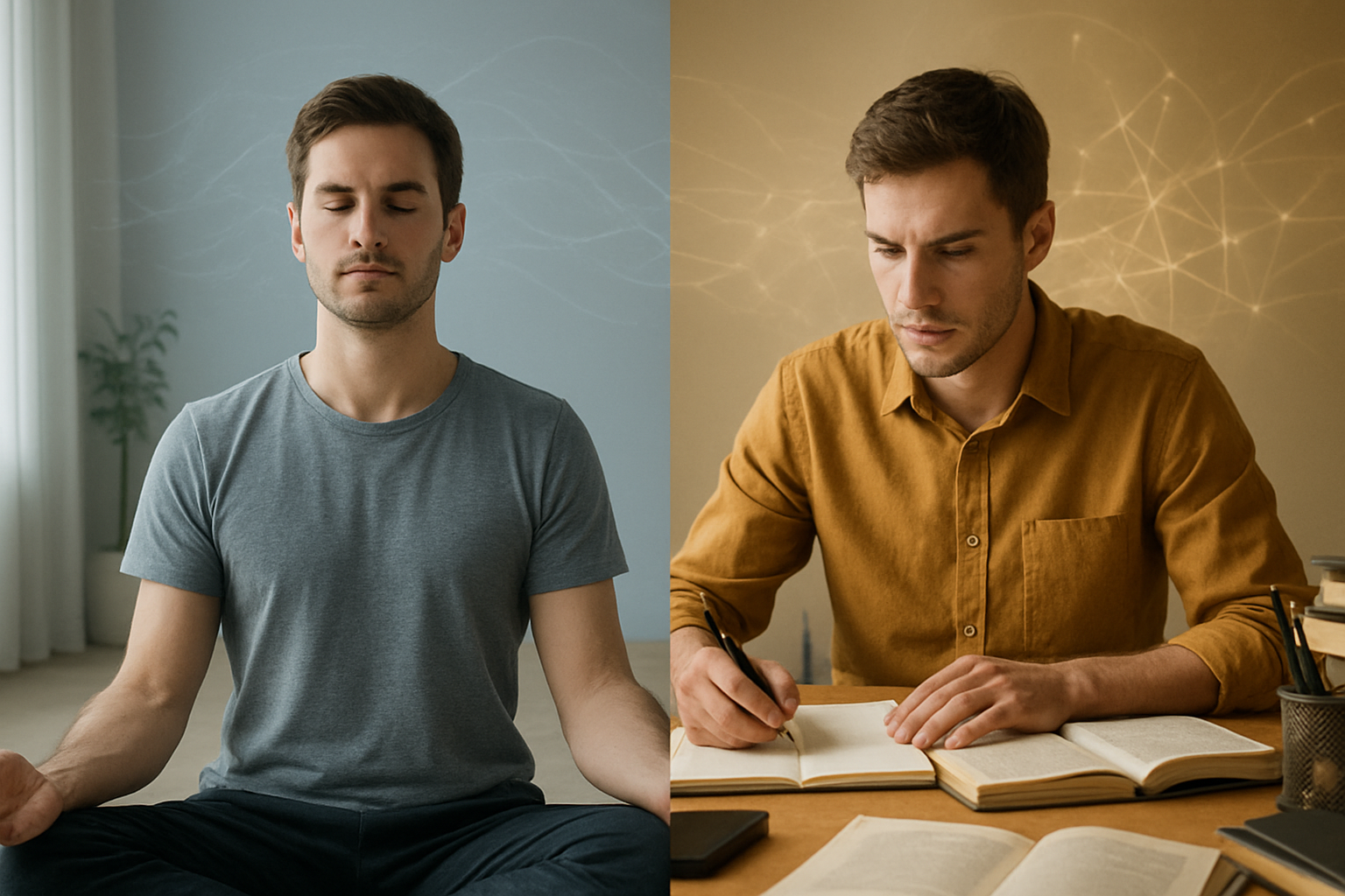 Comparing Alpha and Gamma Wave Functions in Daily Life